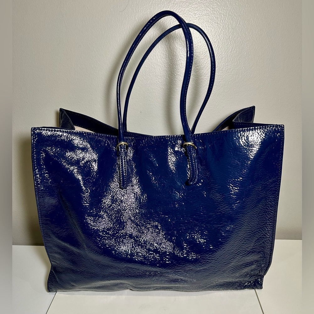 Talbots Blue Polyurethane Coated Weatherproof Lea… - image 2